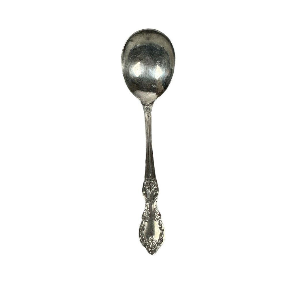 Vintage Wm Rogers Mfg Co Extra Plate Silver Plated Soup Spoon